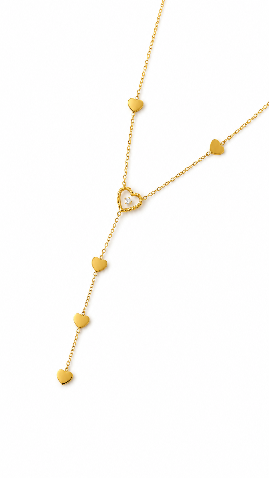 Collana pendente cuori