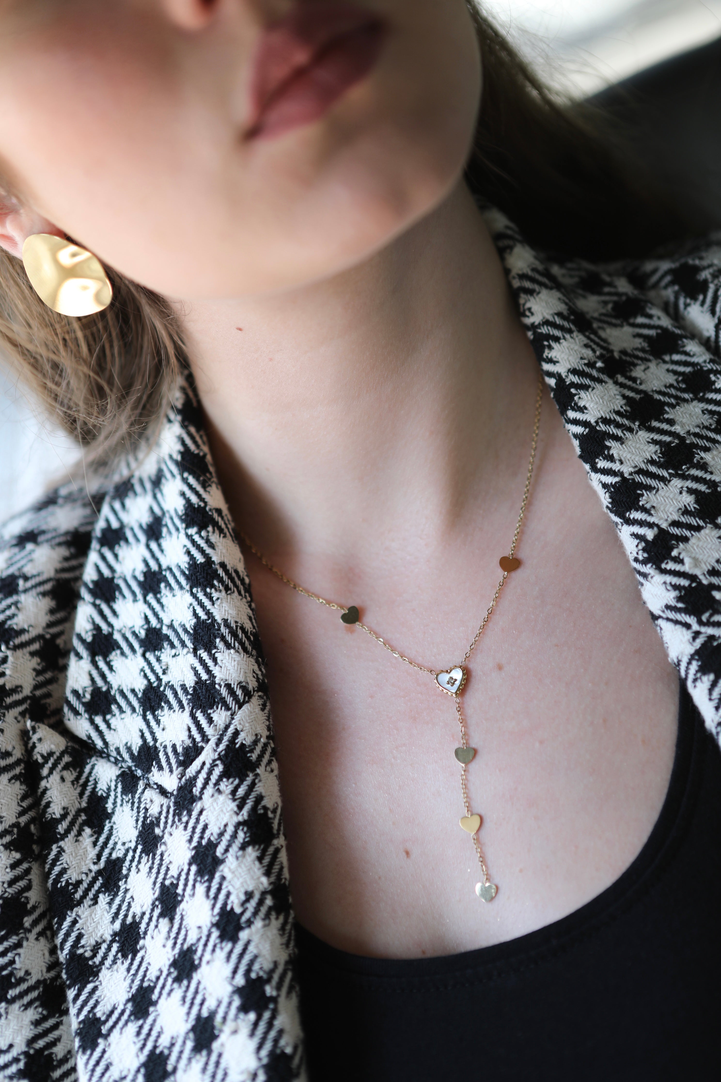 Collana pendente cuori